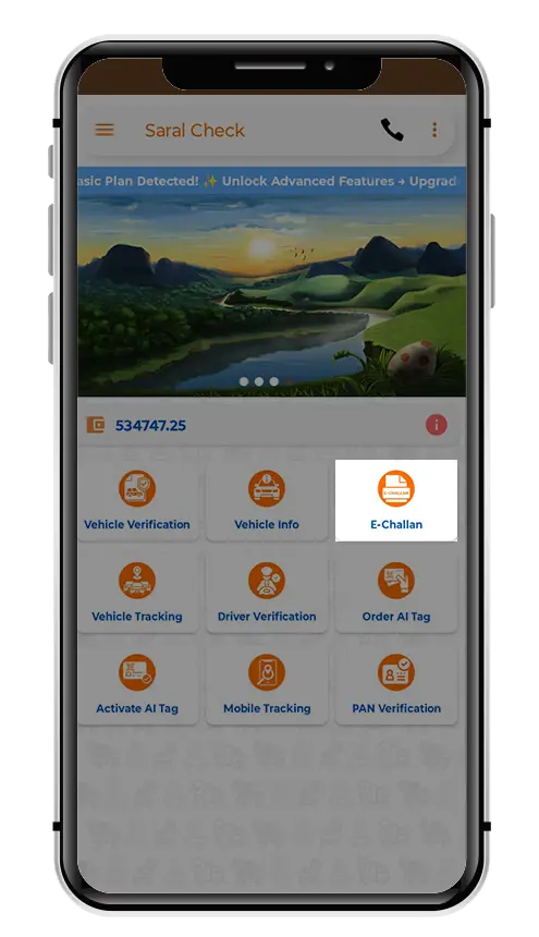 Select “e-Challan”